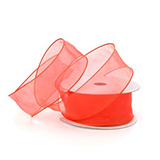 Red sheer ribbon